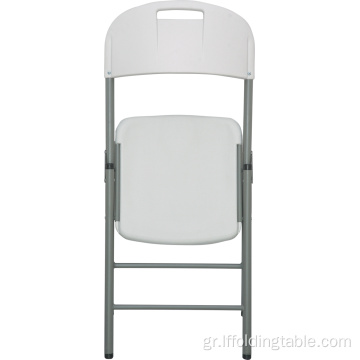 Λευκή πλαστική καρέκλα διπλώματος